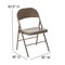 Emma and Oliver 4 Pack Double Braced Commercial Party Events Steel Metal Folding Chair